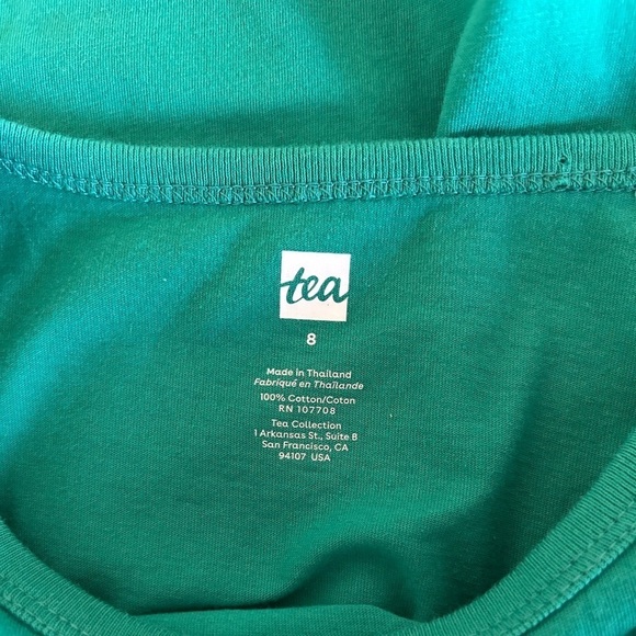 NWT Tea Collection Size 8 Long Sleeve dress with birds - Picture 10 of 11